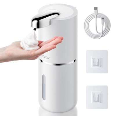 Automatic Foam Soap Dispenser 400ML, Rechargeable Liquid Hand Soap Dispensers...