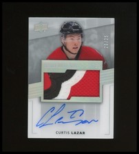 2014-15 Upper Deck Premier Acetate Rookie Auto Logo Patch Curtis Lazar #/25 RPA