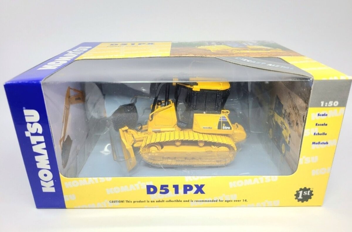 First Gear 50-3122 1:50 Scale Komatsu D51 PX Dozer with Winch Die