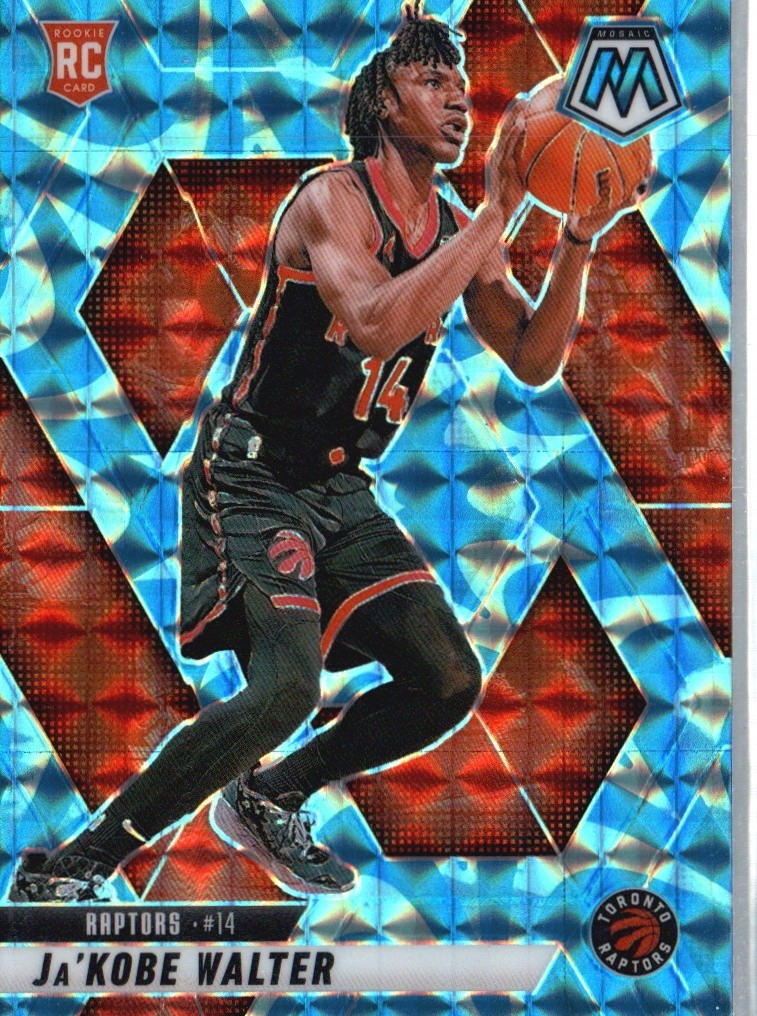 2024-25 Panini Mosaic #234 Ja’Kobe Walter Reactive Blue Mosaic