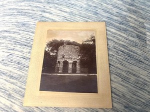 Antique PHOTO: late 19C early 20C OLD STONE MILL Viking Tower NEWPORT RI
