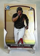 Deyvison De Los Santos 2023 Bowman 1st #BCP-116 Chrome Arizona Diamondbacks