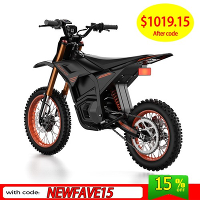 #ad Electric motorcycle Dirt Bike Bicycle 2500W 48V 20.8AH 34MPH All Terrain E Bike $1199.00