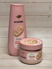 Dove Crumbl Strawberry Crumb Cake Body Wash  Scrub Set