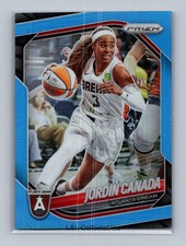 2025 Panini Prizm WNBA #120 Jordin Canada Carolina Blue Prizms #/125