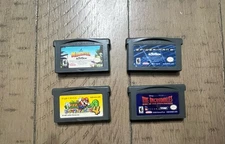 Gameboy Advance Games Madagascar, The Incredible, Spider-Man 2, Super Mario