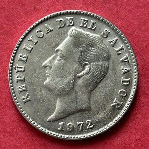 1972 El Salvador 10 Centavos Coin