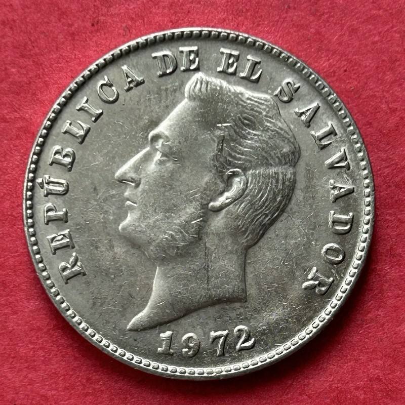 1972 El Salvador 10 Centavos Coin