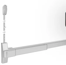 IRONWALLS Vertical Rod Panic Exit Device, model number BIOOTPS7249
