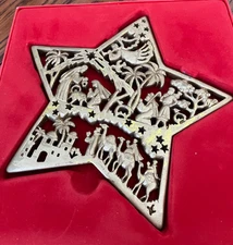 family christian store a christmas star hanging decoration nativity scene