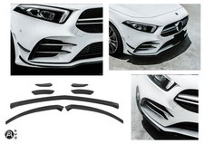 Für Mercedes W177 A-Klasse Vorne AERO FLAPS SCHWARZ Für Mercedes W177 A-Klasse Vorne AERO FLAPS SCHWARZ
