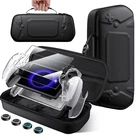Hard Carrying Shell Case for PlayStation Portal - 5 in 1 Accessories Bundle