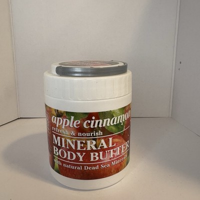 2 Dead Sea Collection Apple Cinnamon Refresh Nourish Mineral Body Butter 16.oz