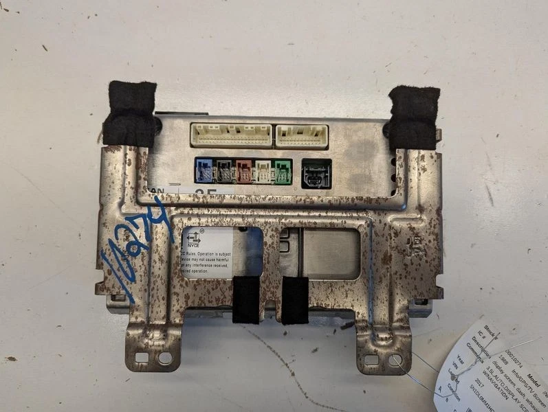 2017 INFINITI QX60 Radio Info GPS TV Front Display Screen 8.0" 3.5L W/ Nav OEM Foto 2 de 2