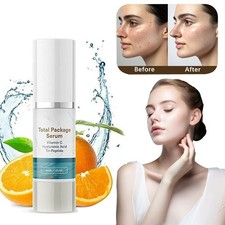 Total Package Serum, All-In-One Vitamin C, Hyaluronic Acid, Peptides Serum