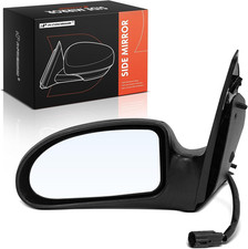 2000-07 Ford Focus Driver Side Power Door Mirror Black Compatible Replacement