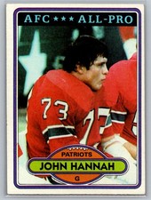 1980 Topps #230 John Hannah