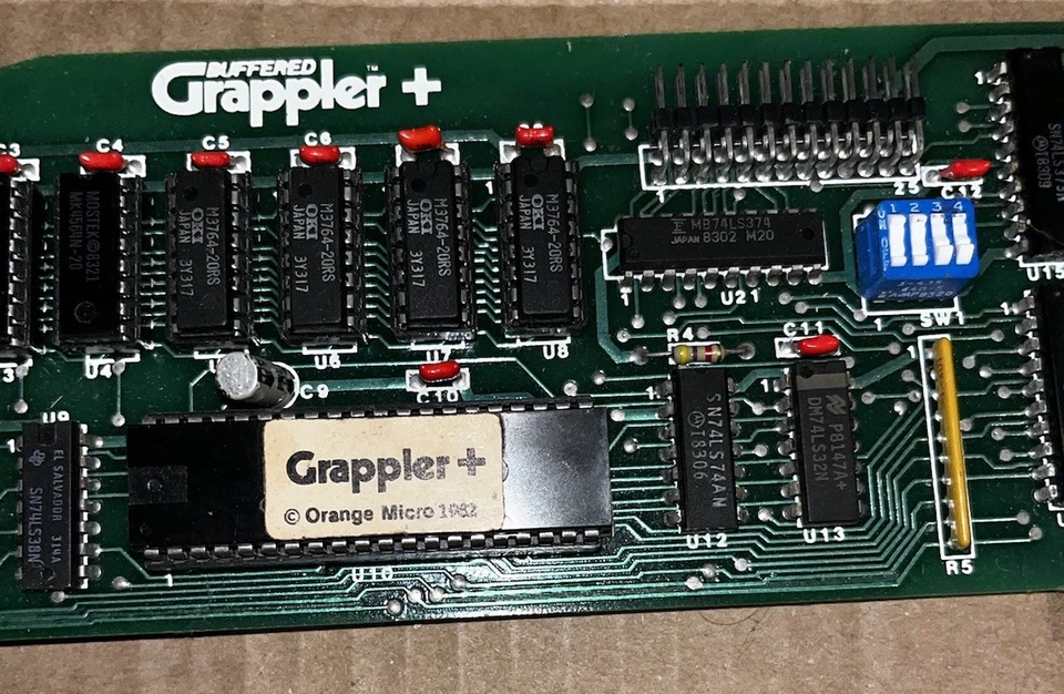 1983 Buffered Grappler+ Plus Printer Card by Orange Micro Apple II+ Vintage - Image 4 of 4