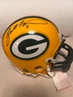 Brett Favre Autographed Mini Helmet with COA from A&J Enterprises