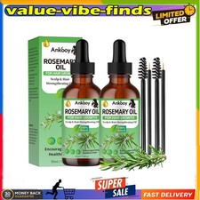 2 Pack Rosemary Oil for Hair Growth,Rosemary Hair Growth Oil,Hair Strengthening