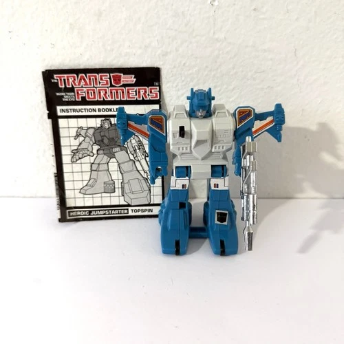 Topspin Complete 1985 Vintage Hasbro G1 Transformers Action Figure