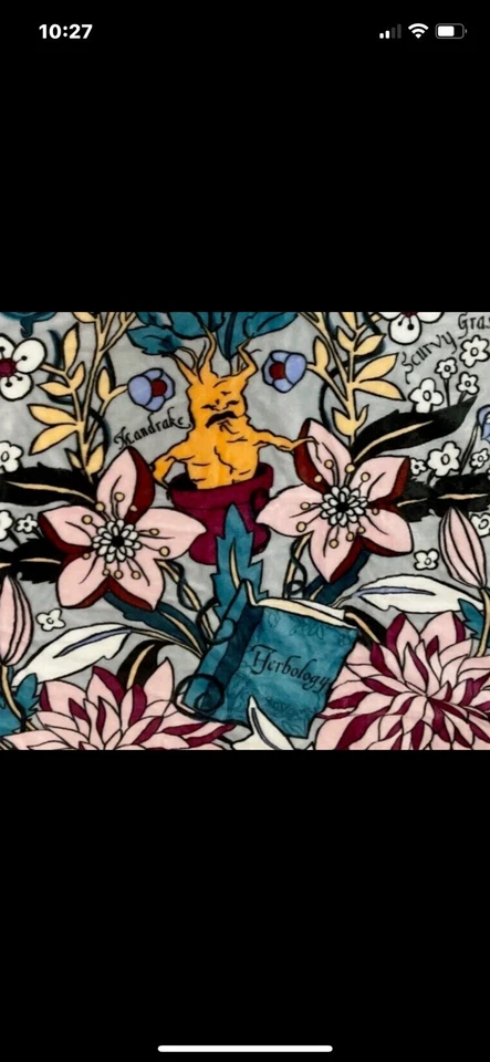 Manta de felpa Vera Bradley Harry Potter tiro de herbología Foto 3 de 3