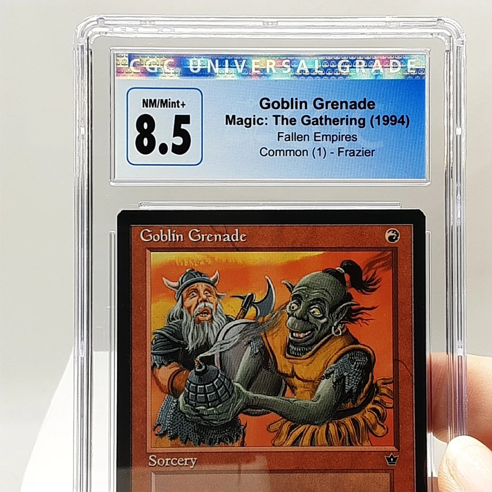 MTG - Fallen Empires - Goblin Grenade - Graded - CGC 8.5 - Image 2 of 4