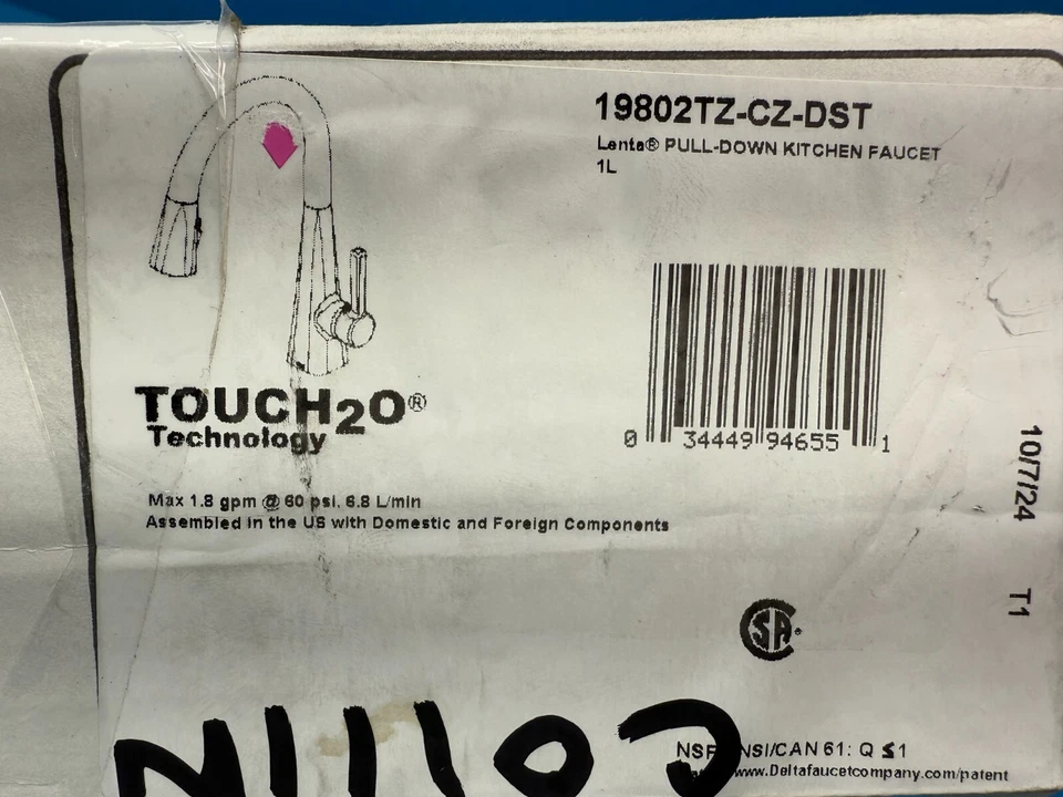 Delta 19802TZ-CZ-DST Champagne Bronze Pull-Down Single Handle Kitchen Faucet - Image 2 of 4