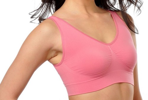 Womens Seamless Comfort Non-Wired Unpadded Bra Stretch Crop Top - Picture 27 of 38