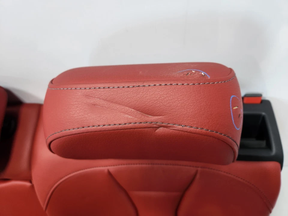 ✅17-20 OEM Audi S3 delantero trasero L & R pasajero conductor cuero asientos NOTA ROJA* Foto 4 de 4