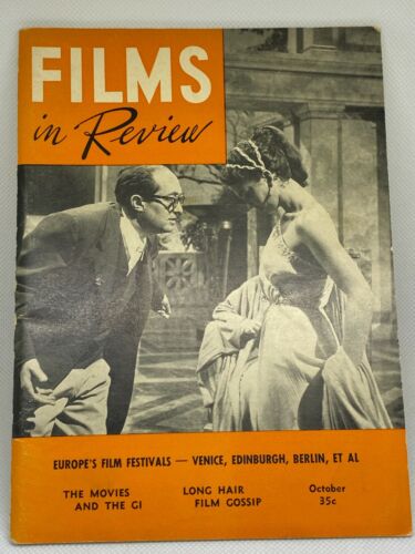 FILMS IN REVIEW October 1953 Henry Kaster JEAN SIMMONS The Robe cover