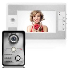 7inch Video Door Phone Doorbell Intercom Kit Night Vision Monitor Outdoor Camera