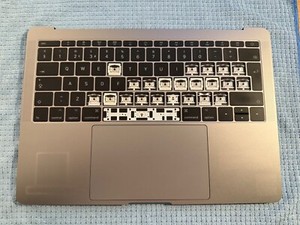 Topcase / Tastatur für Macbook Pro 13 A1708 2016 / 2016 QWERTY mit Trackpad&Akku
