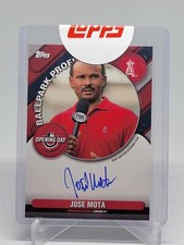 2022 Topps Opening Day Ballpark Profile Auto Jose Mota #BPA-JMO Auto