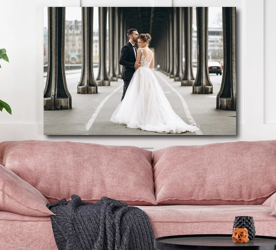 Personalised Canvas Photo Canvas Prints A0 A1 A2 A3 A4 Box Framed Ready to Hang - Image 2 of 4
