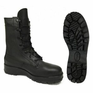 black belleville boots