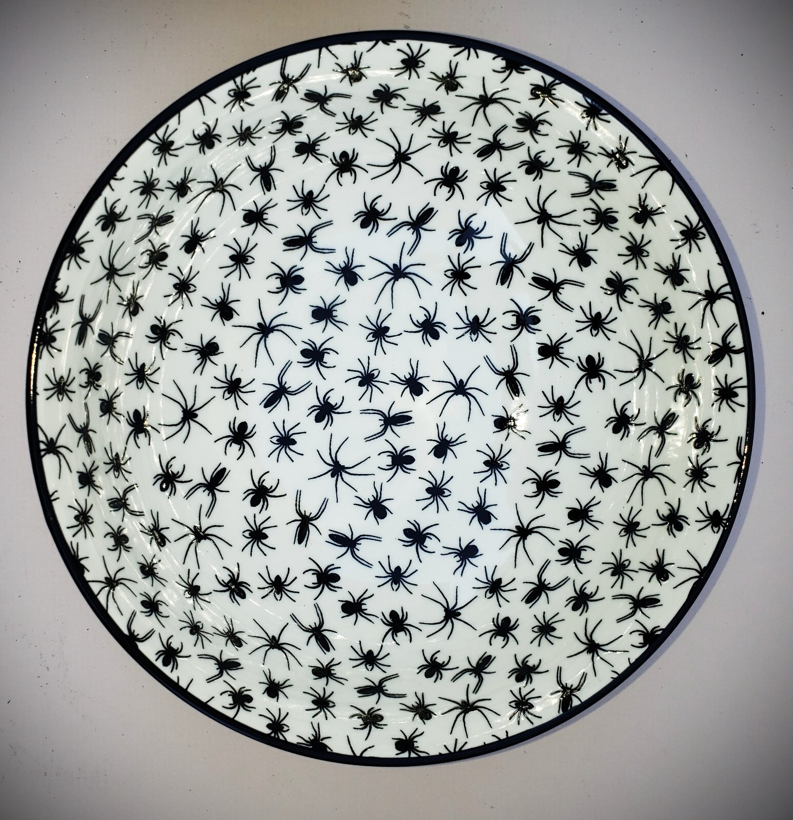 Coco & Lola Halloween Araña Servir Cuencos Espeluznante Telaraña Decoración 8x3.5