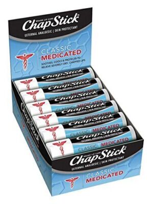 ChapStick Classic Medicated, 0.15 oz (12-Stick Refill Pack)