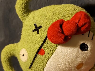 Uglydoll Hello Kitty OX Plush 2013 Ugly Doll 9” Green Monster GUND