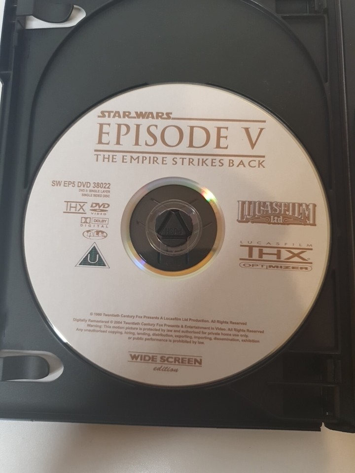 Star Wars Trilogy The Definitive Collection Widescreen Edition 3 Dvd