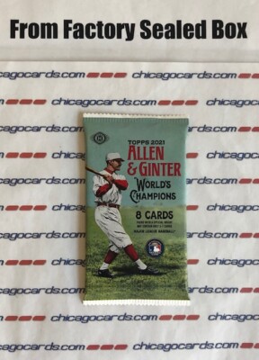2021 Topps Allen Ginter HOBBY Pack Look4 Trout Tatis AUTO 1/1 Sketch Rip Book FS