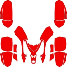 POLARIS Outlaw y depredador 50 atv vector template escala 1:1