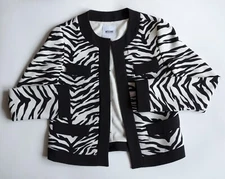 Moschino Cheap And Chic Zebra Print Blazer