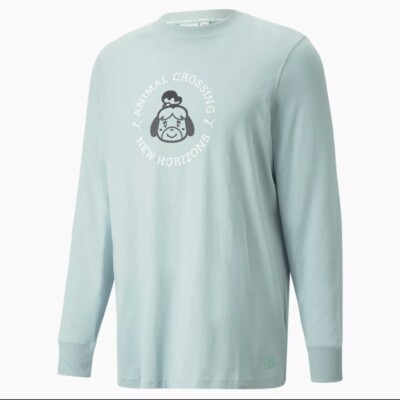 PUMA X ANIMAL CROSSINGS NEW HORIZONS MENS LONG SLEEVE T-SHIRT 530933 76