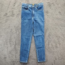 Vintage Calvin Jeans Womens Sz 9/10 Blue Denim High Rise Tapered Leg Medium Wash