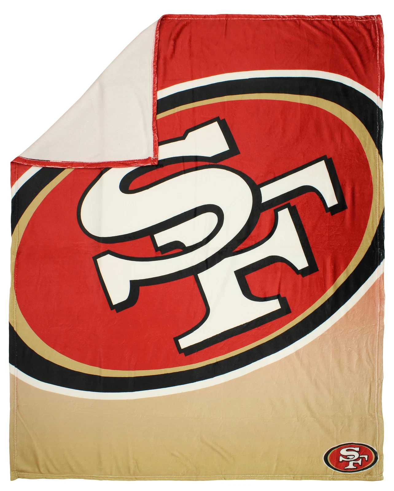 football San Francisco Gradient Micro Raschel Throw Blanket, Christmas Gift