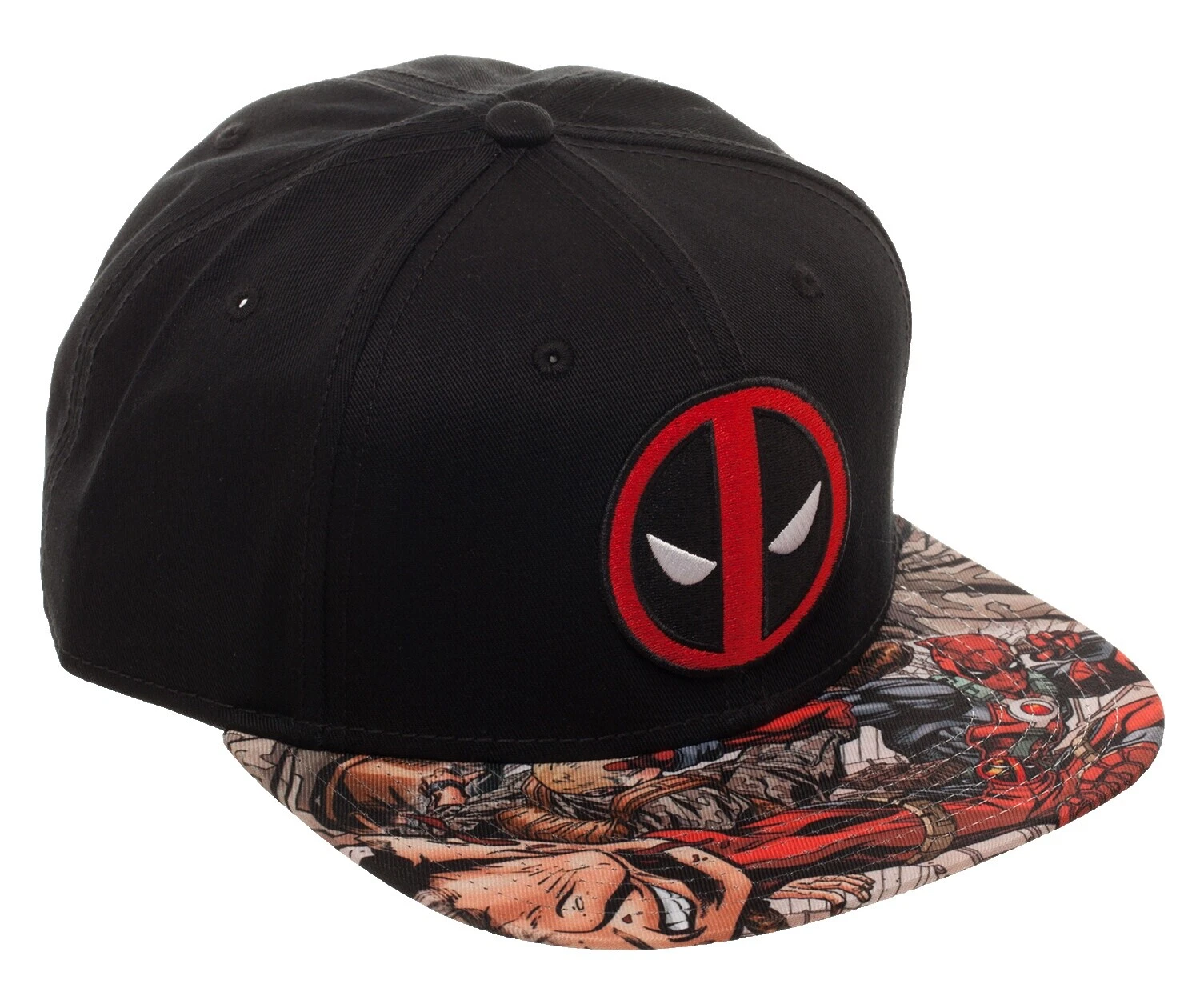 Marvel Cotton Black Hats for Men