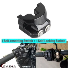 1" Handlebar Switch Air Ride Suspension Self-Resetting /Self-Locking Control Kit