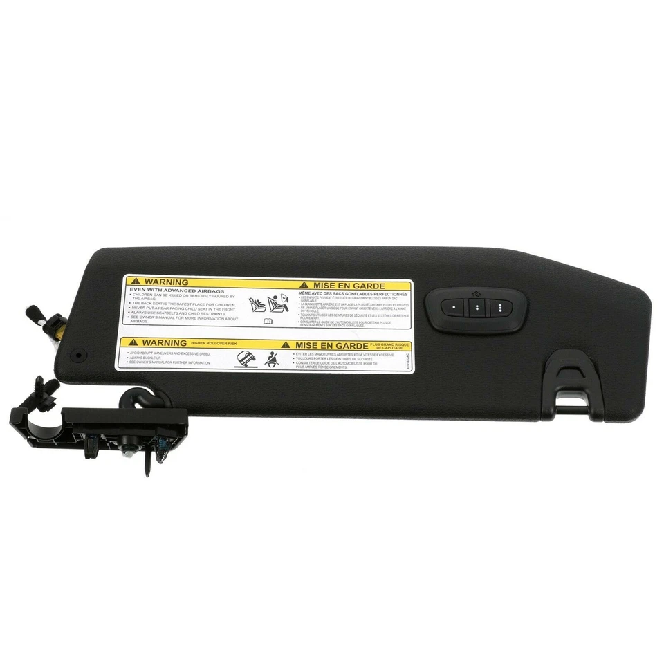 18-23 WRANGLER JL GLADIADOR PARASOL IZQUIERDO CON ABRIDOR DE PUERTA DE GARAJE OEM 6BR80TX7AQ Foto 3 de 4