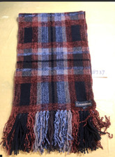 Men's Loominus Brown Multicolor Check Scarf